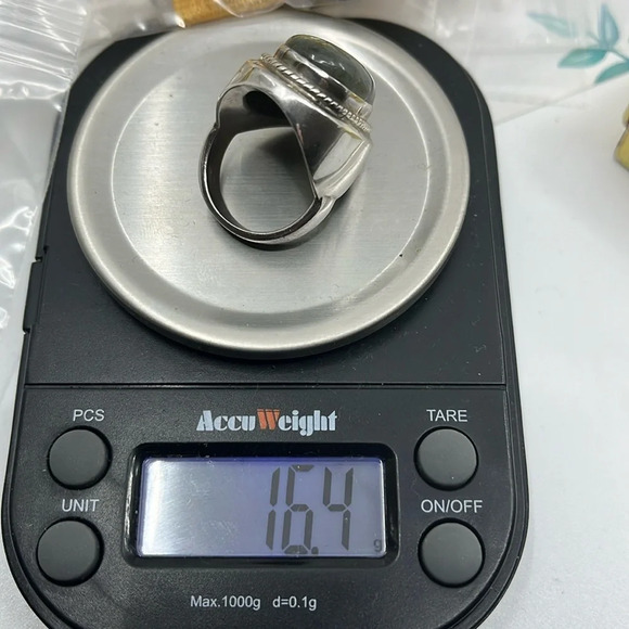 💎 Stunning Labradorite Ring - Blue/Green Flash - Sterling Silver, Size 6 - Picture 12 of 17